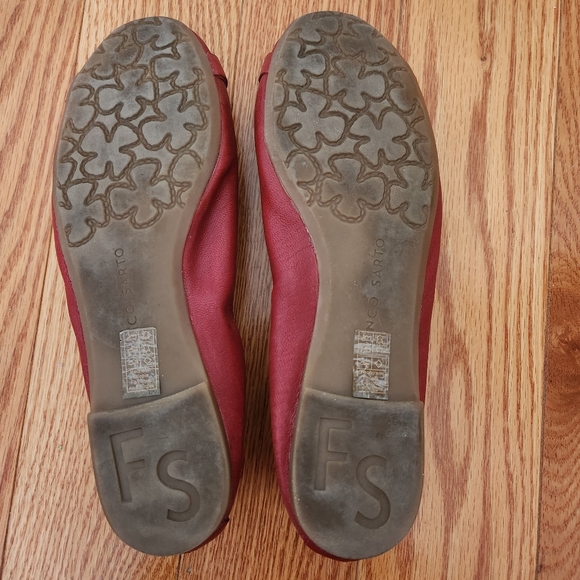 Franco sarto leather ballerina flats, US 5.5, lightly worn - Picture 4 of 8